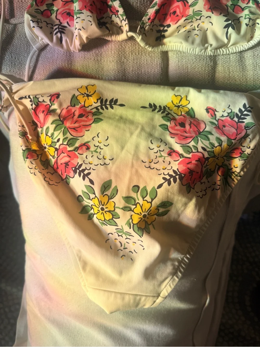 Tory Burch Beautiful Floral String Bikini Set